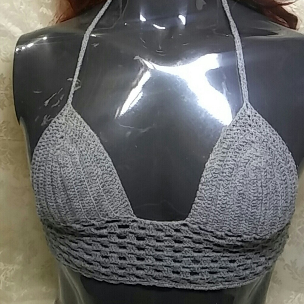Handmade crochet crop top